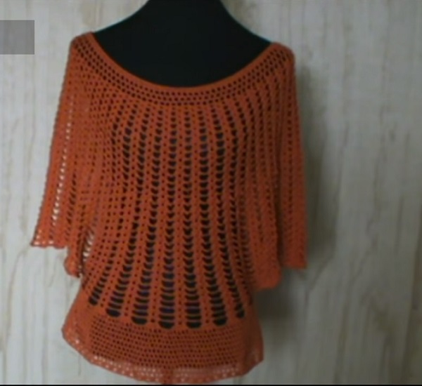 Blusa a ganchillo paso a paso