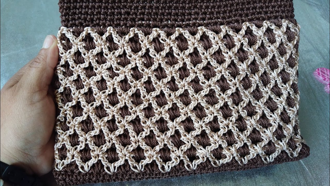Bolso Tejido a Crochet paso a paso