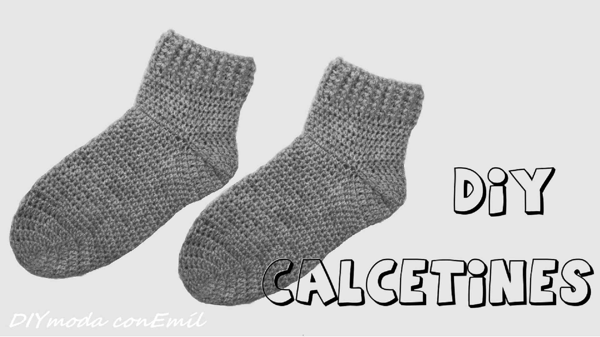 Calcetines tejidos en crochet