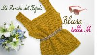 Como tejer blusa verano mujer