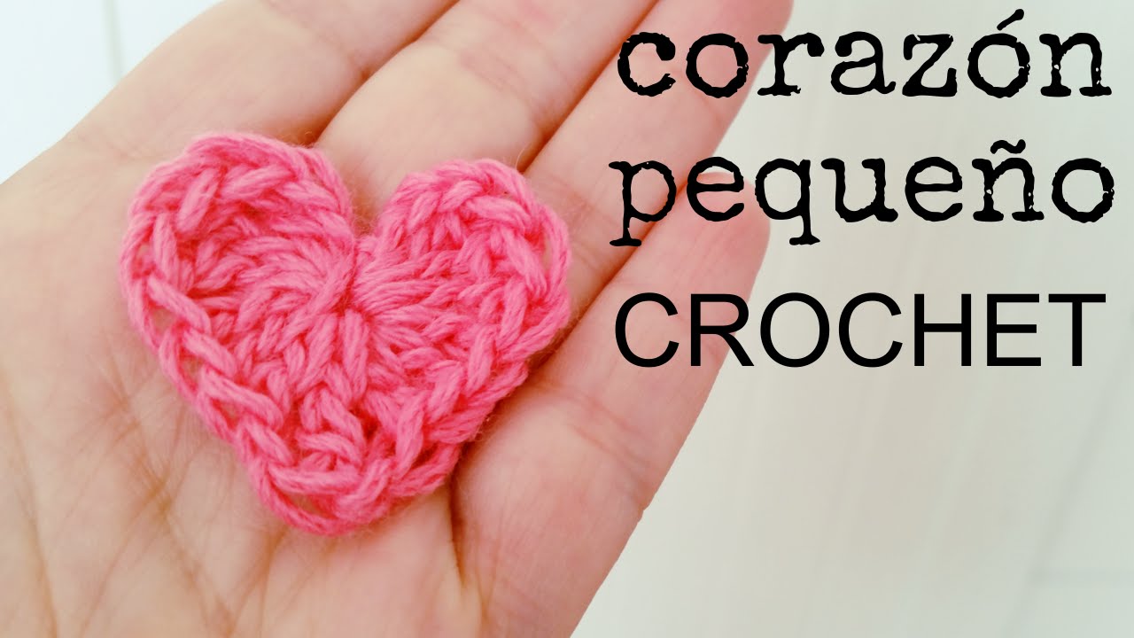 Corazón Pequeño a Crochet