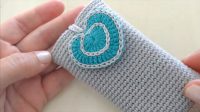Porta pañuelos crochet