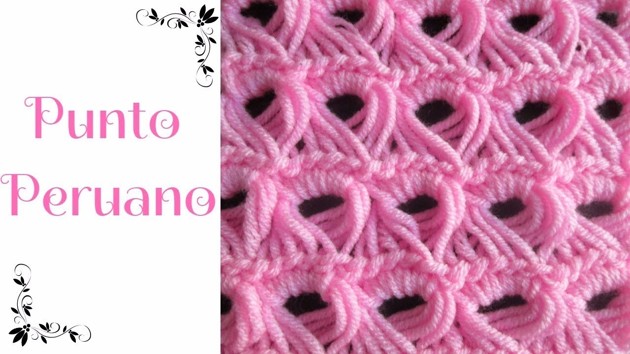 Punto Escoba en crochet