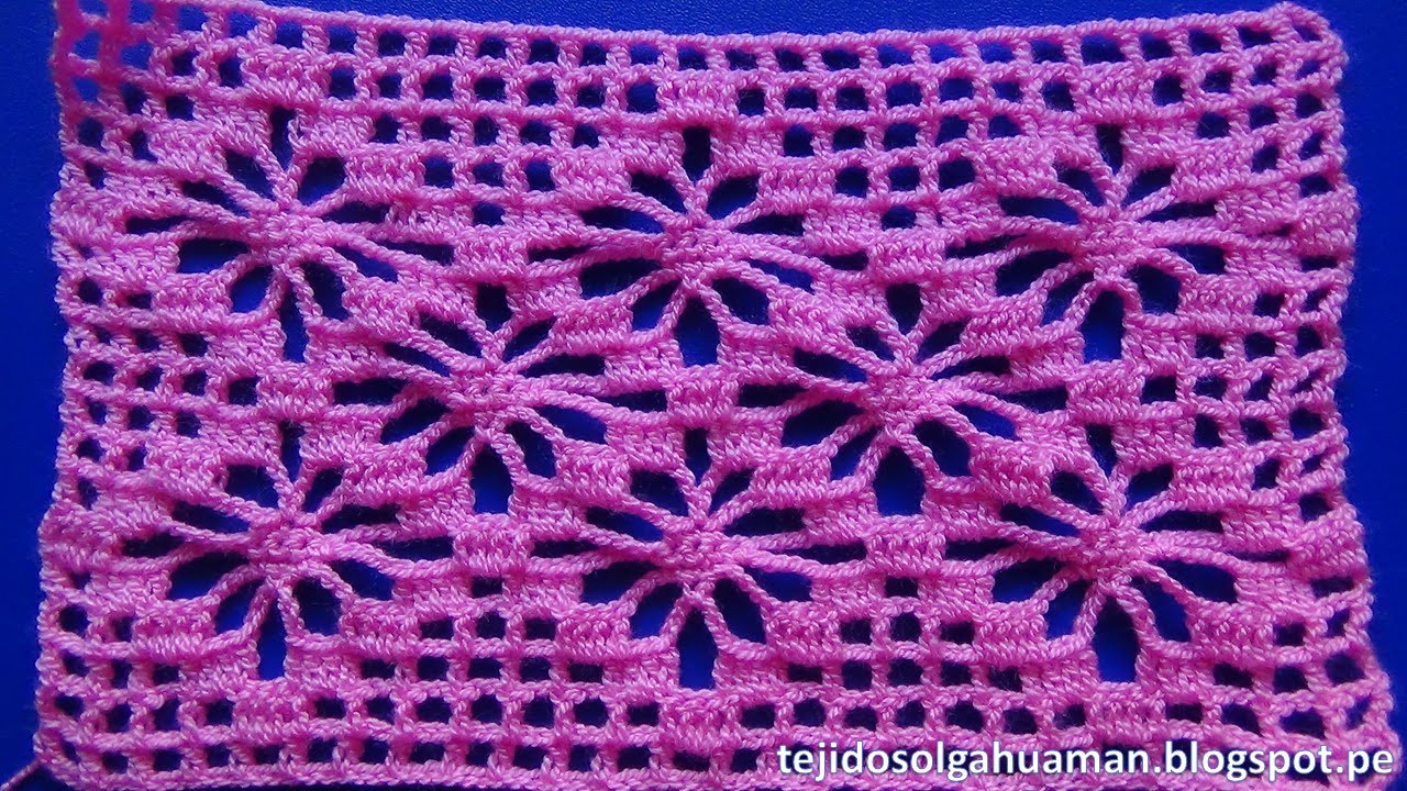 Punto araña en crochet
