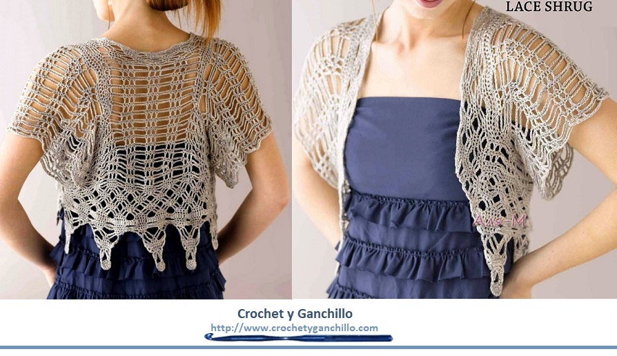 Blusa a crochet para mujer