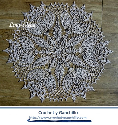 Caminos de mesa a crochet fáciles Caminos de mesa a crochet fáciles