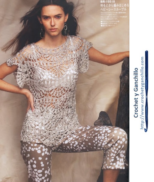 Blusas de crochet paso a paso