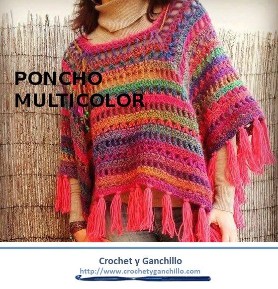 Ponchos de ganchillo