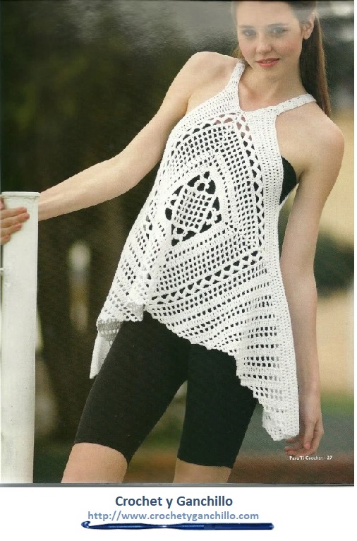 Remeras a crochet patrones