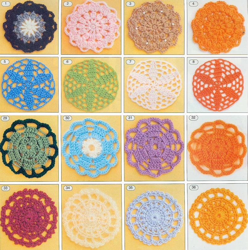 2180 patrones de motivos en crochet