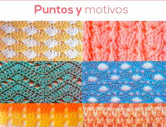 60 patrones de puntadas a crochet gratis