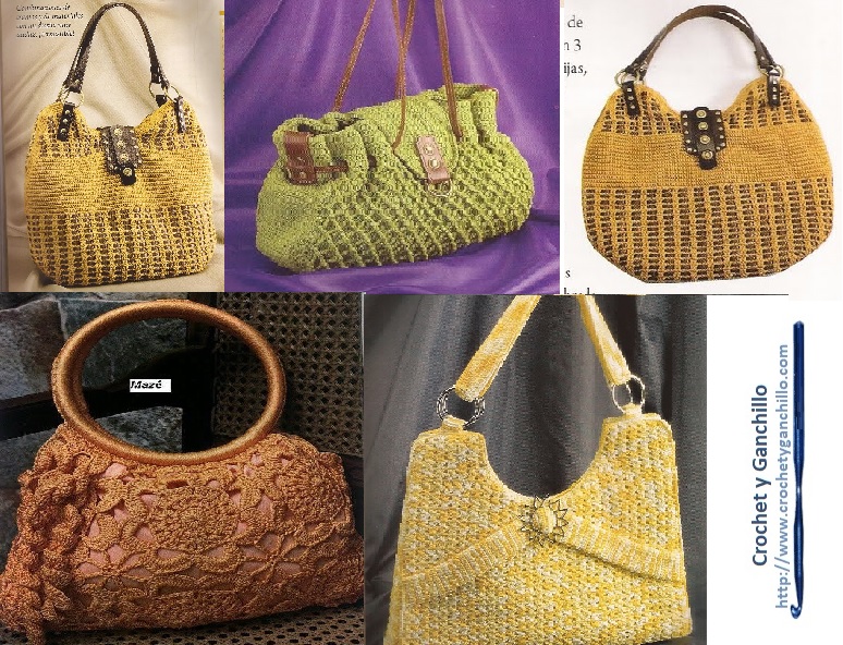 Colección esquemas bolsos a crochet