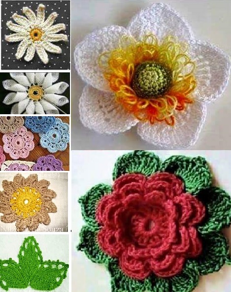 Flores crochet paso a paso
