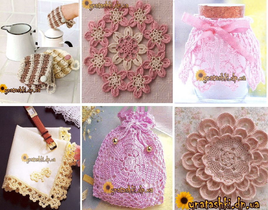 Crochet hogar varios ganchillo con esquemas