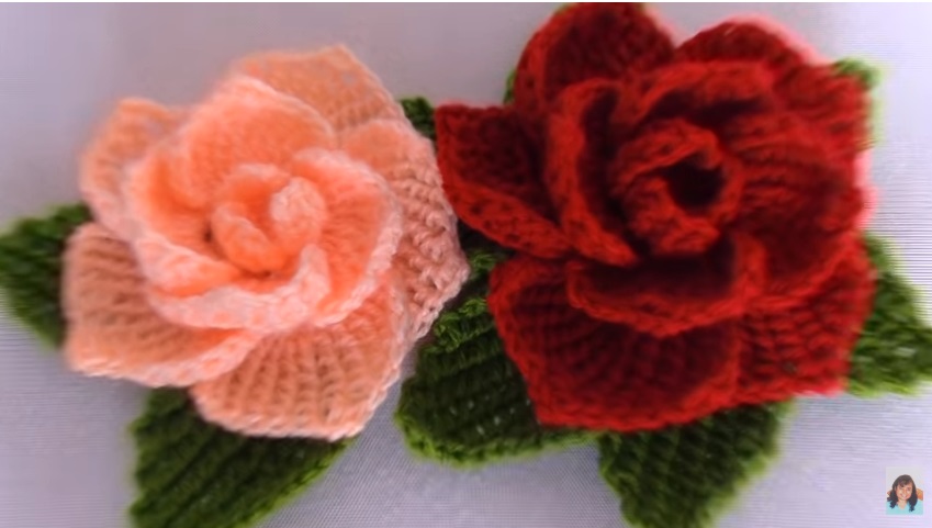 Flores crochet tunecino paso a paso