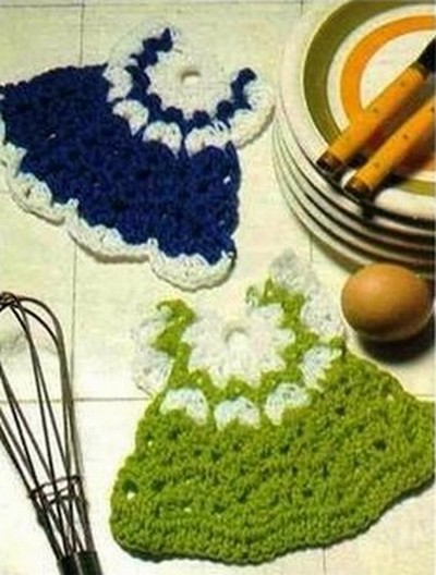 Adornos a crochet para cocina