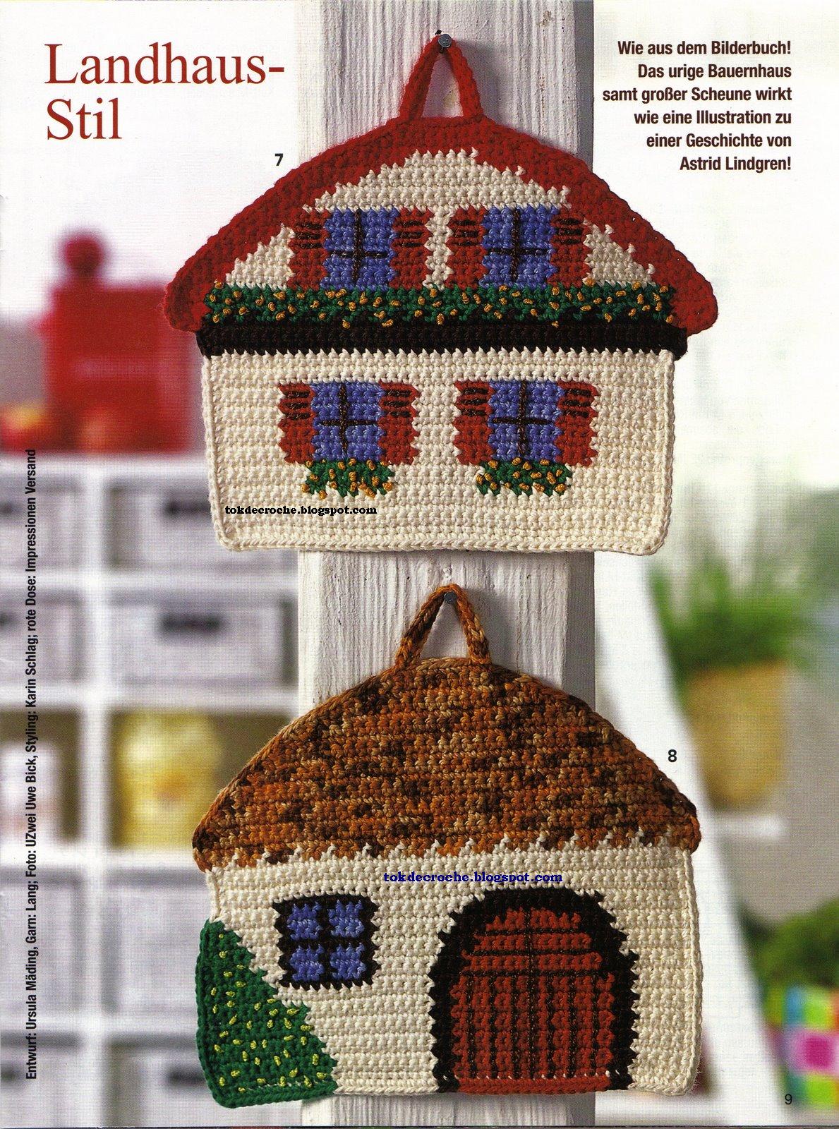 Agarra ollas en crochet