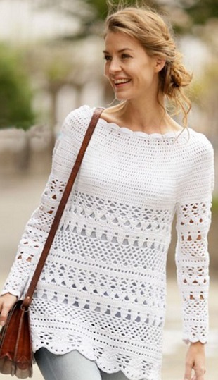 Blusa en hilo para dama