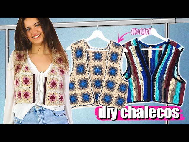Chalecos-de-crochet-con-patrones-innovadores