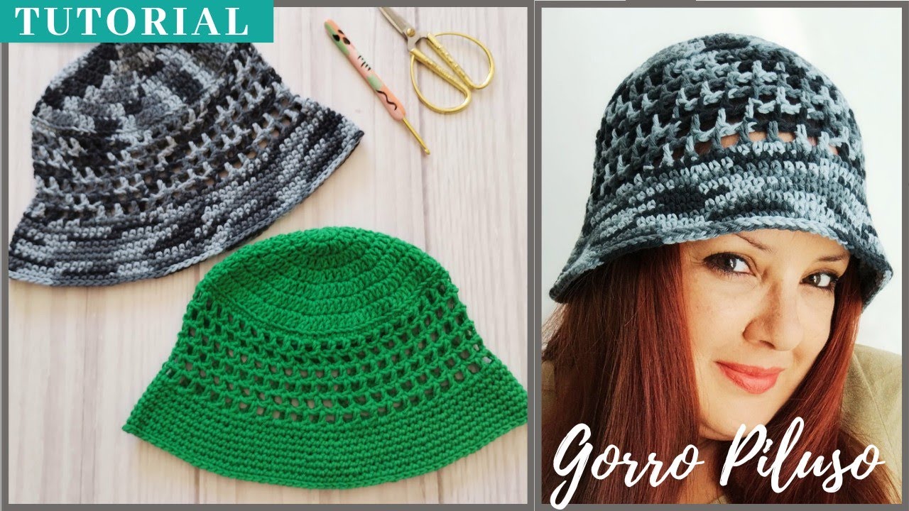 Puntos-calados-de-crochet-para-gorros